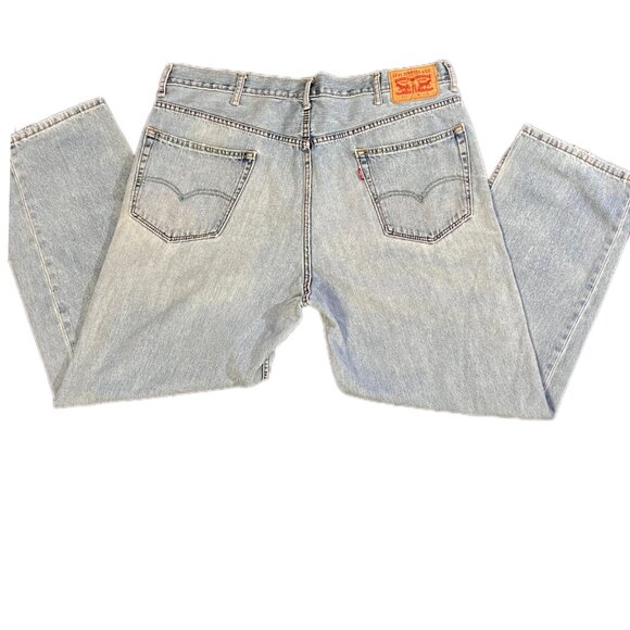 Men's Levi's 550 Vintage 2015 relaxed straight leg, light wash 100% Cotton SZ 40 - Picture 3 of 7